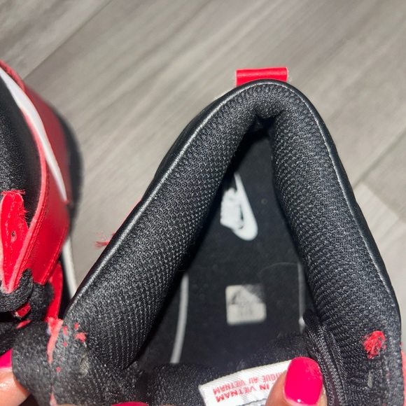 Nike Dunk High (GS) Black/White-University Red DB2179-003 Size 6.5Y - Picture 9 of 14